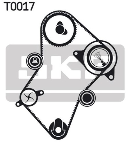 For skf vkma - 03244, belt